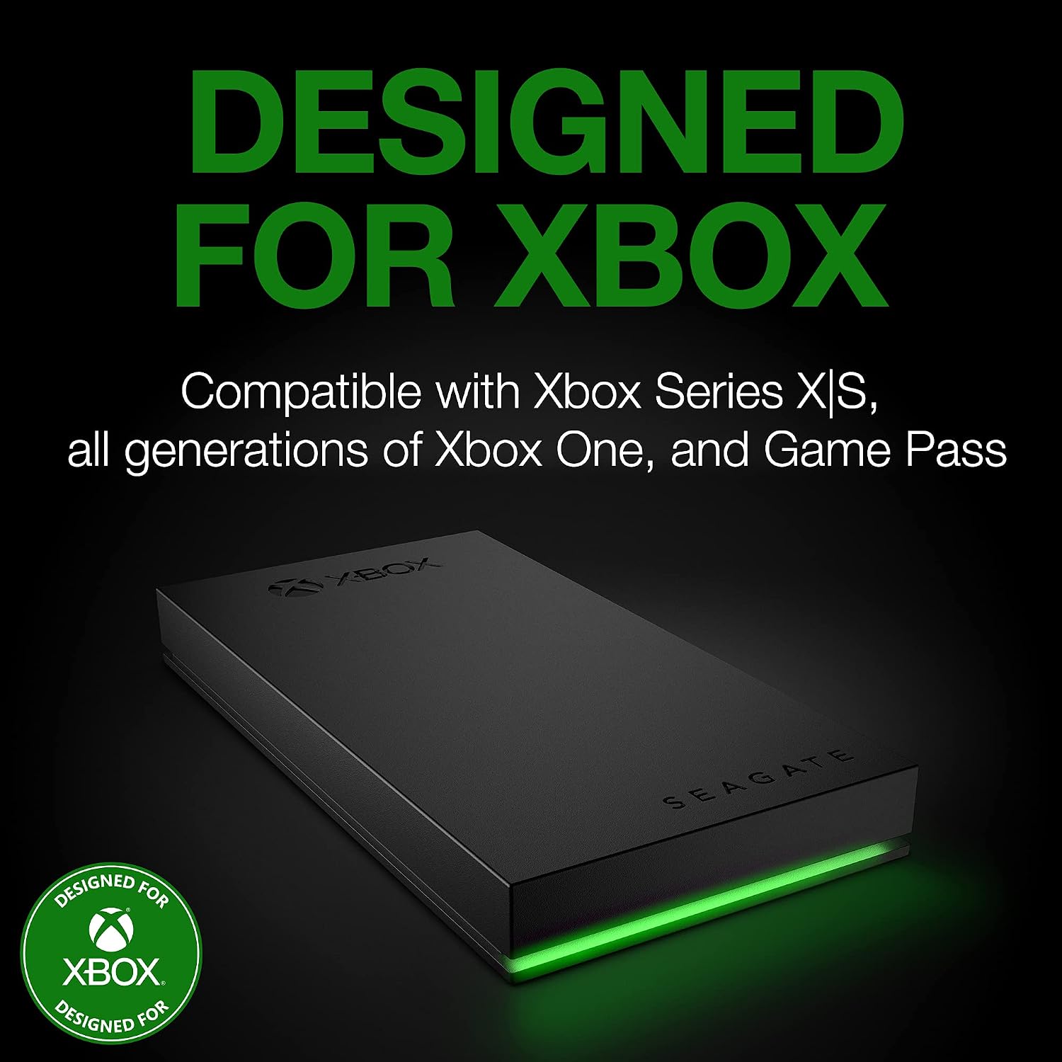 Seagate Game Drive SSD for Xbox Portable High-Speed Storage Expansion
