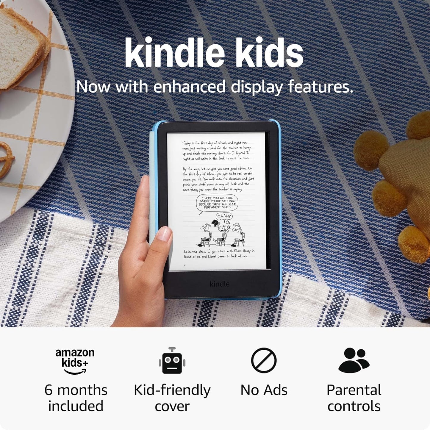 Kindle Kids E-Reader for Young Readers 