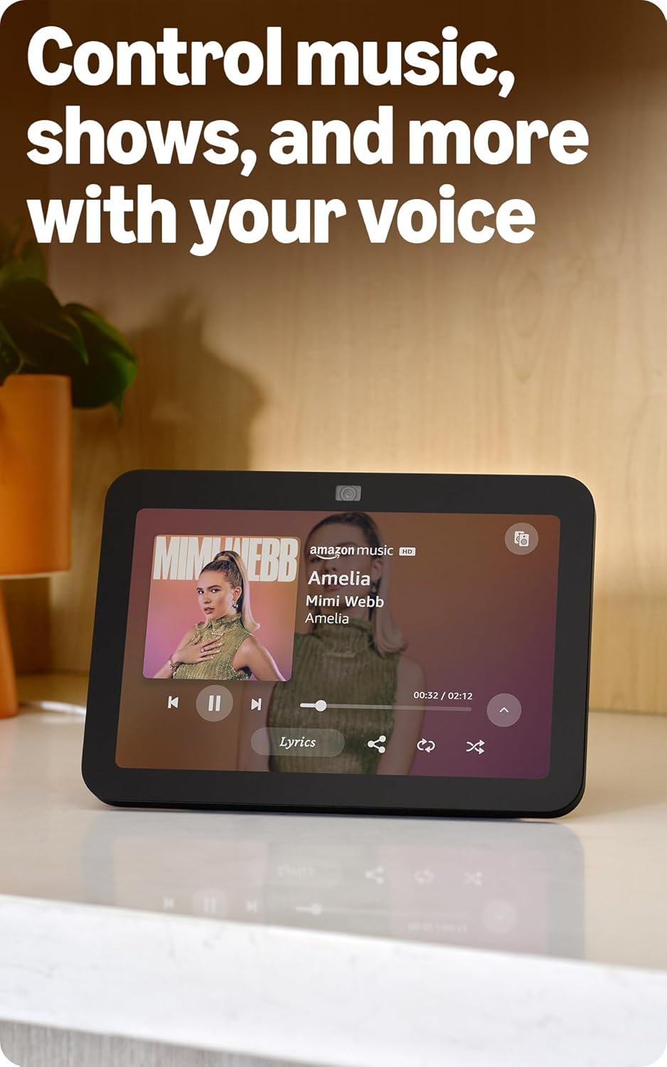 Echo Show 8 Smart Display with Alexa for Video Calls & Home Control