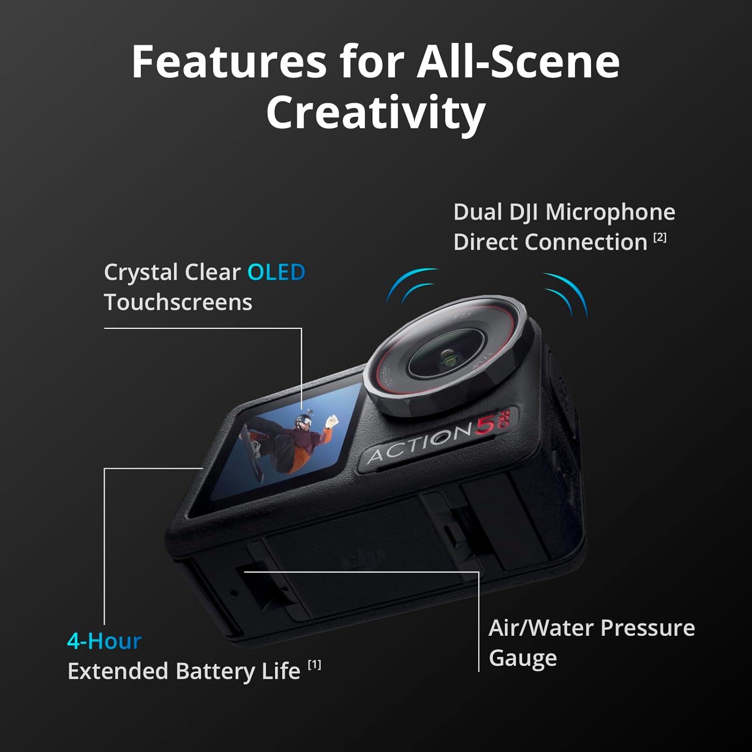 DJI Osmo Action 5 Pro Camera 4K Waterproof Action Cam