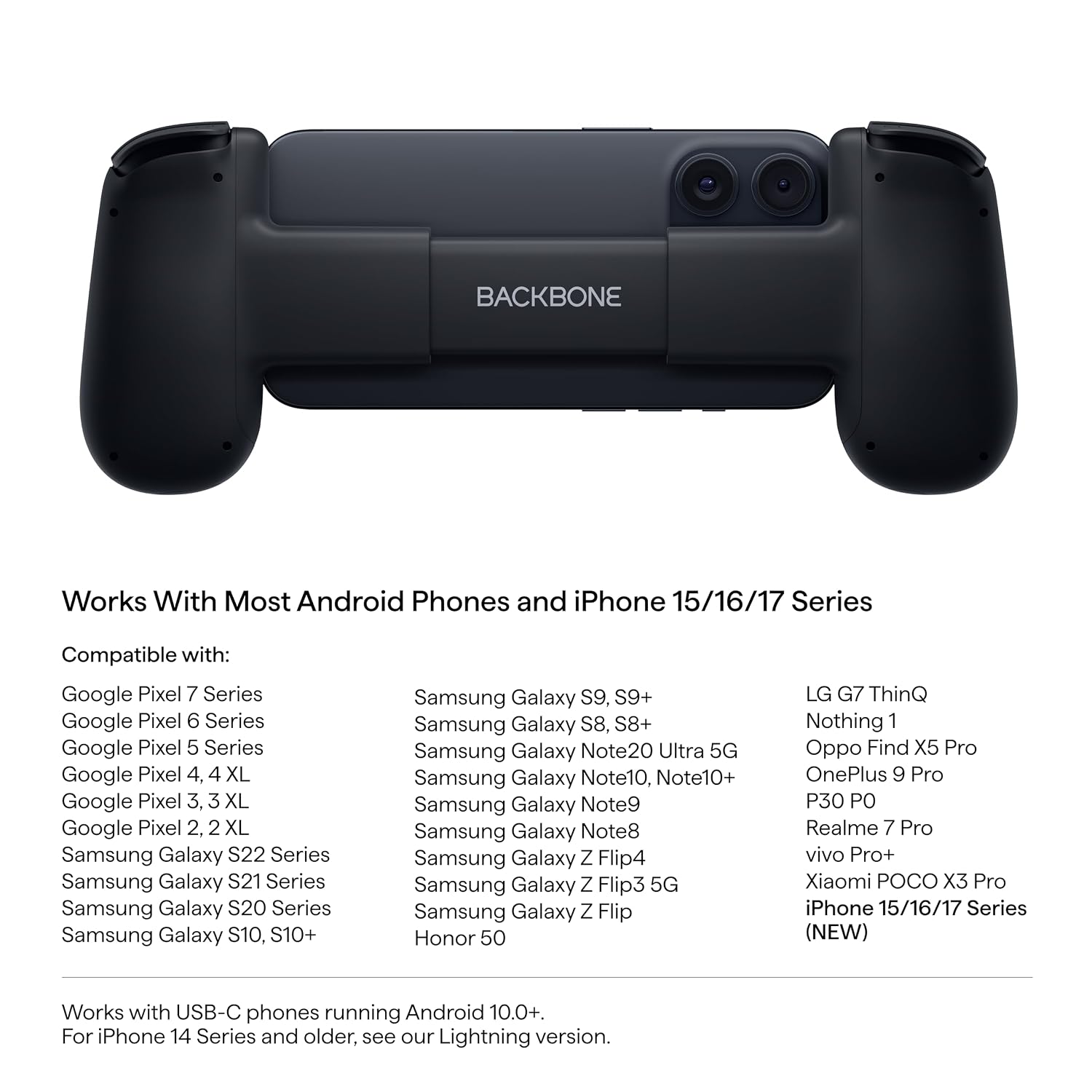 Backbone One Gaming Controller for Mobile Gaming | USB-C