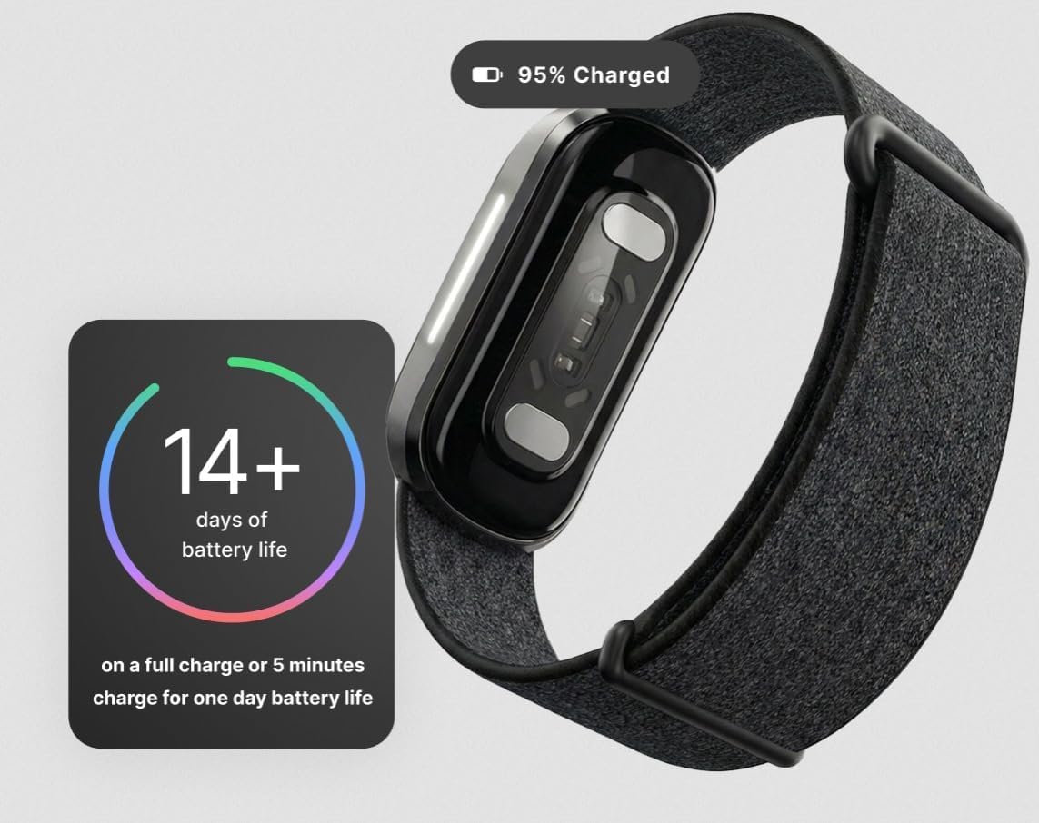 The Hume Band 2.0 Health All-In-One Fitness Activity Wearable HR Sleep Tracker