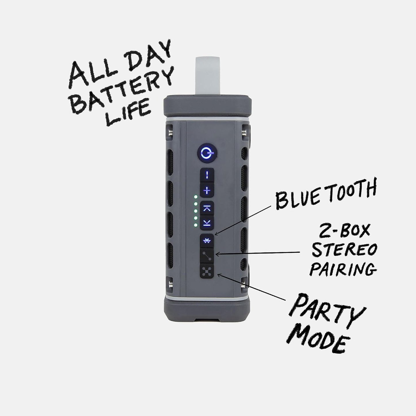 Turtlebox Ranger Portable Bluetooth Speaker for Outdoor Adventures