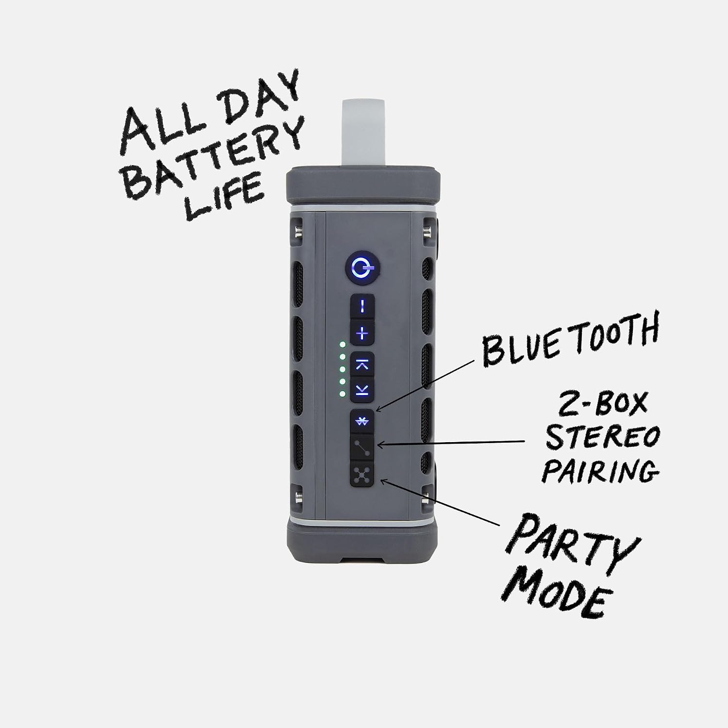 Turtlebox Ranger Portable Bluetooth Speaker for Outdoor Adventures