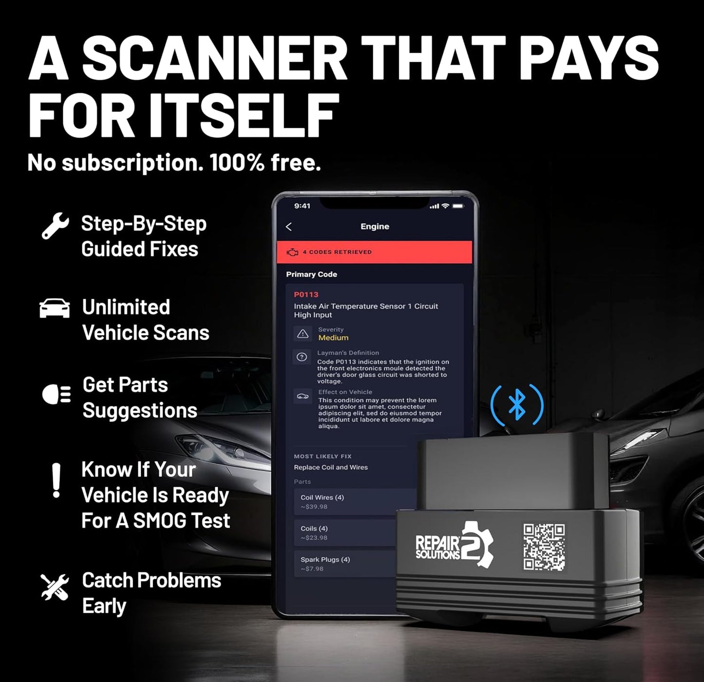 Innova 1000 OBD2 Diagnostic Scanner for Check Engine Light