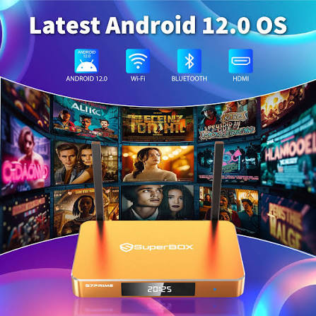 SuperBox S7 Prime 6K Smart Streaming Entertainment System