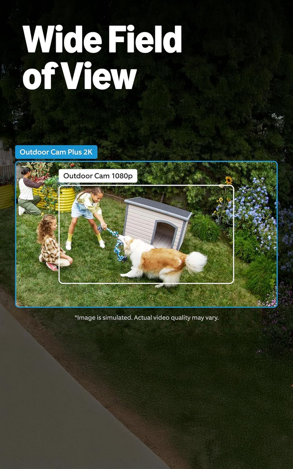 Ring Outdoor Battery Cam Plus 2K Wireless Security Camera