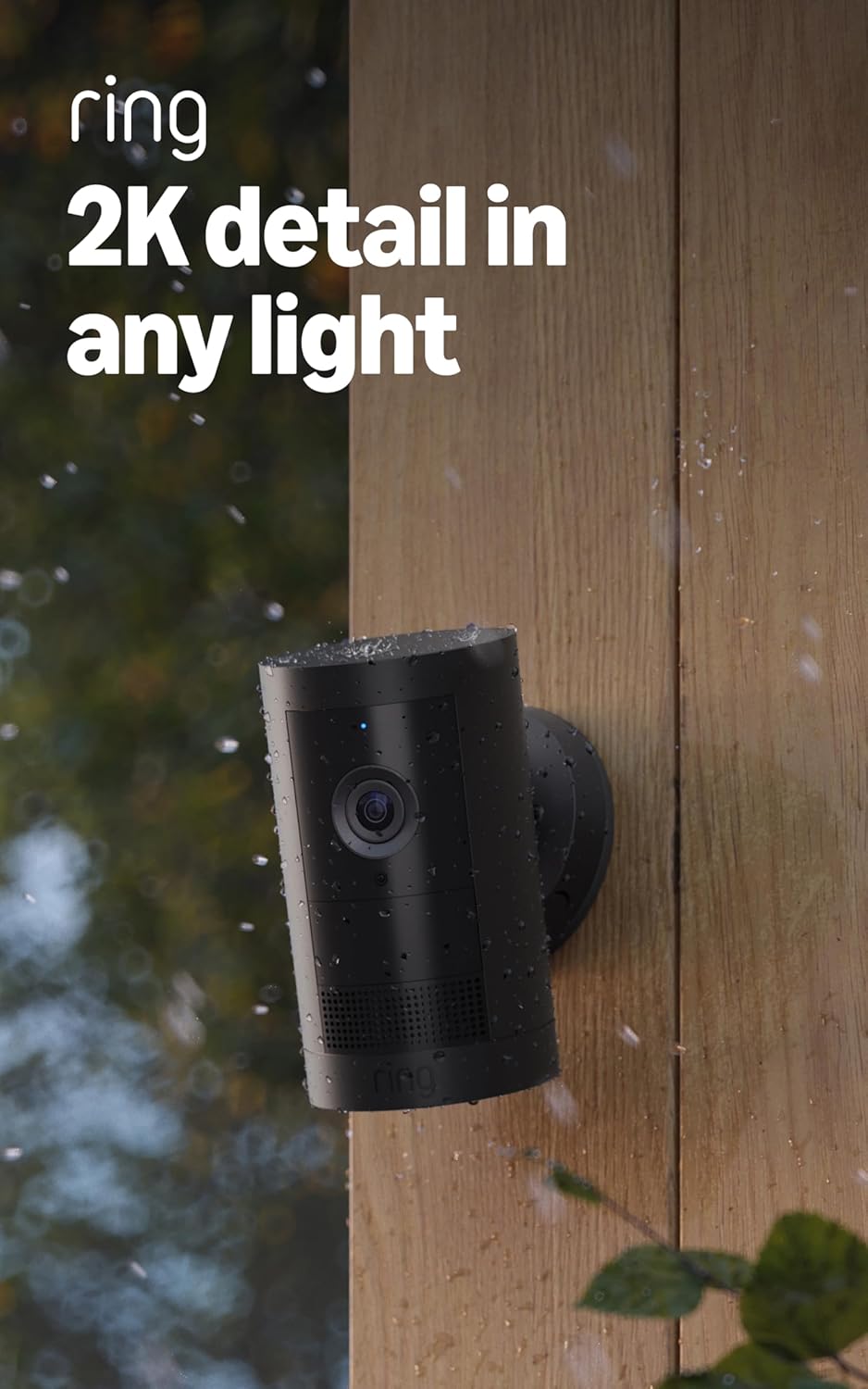 Ring Outdoor Battery Cam Plus 2K Wireless Security Camera