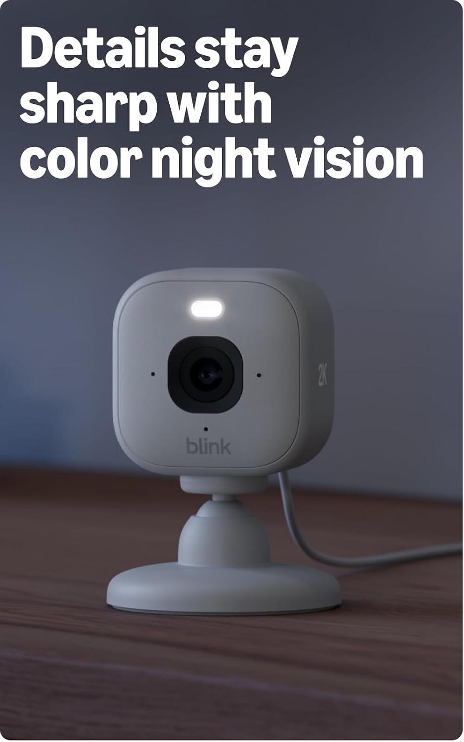 Blink Mini 2K Indoor/Outdoor Smart Security Camera | 2 Pack