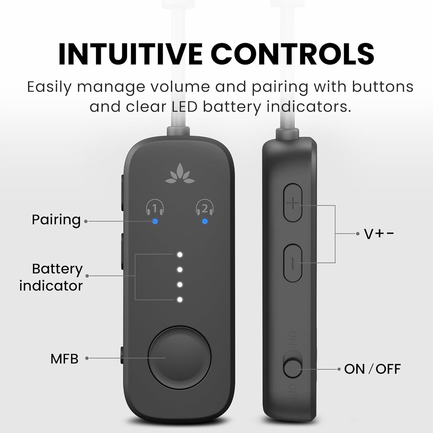 Avantree Relay Premium Airplane Bluetooth Adapter Transmitter