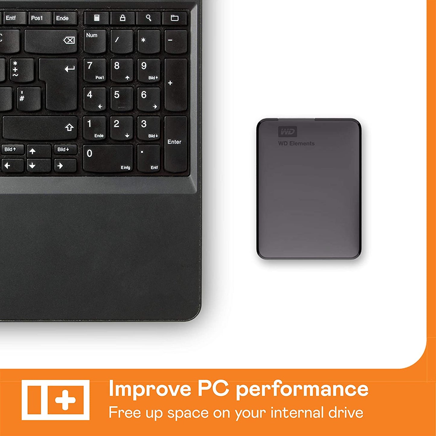 WD Portable External Hard Drive for Secure Data Storage