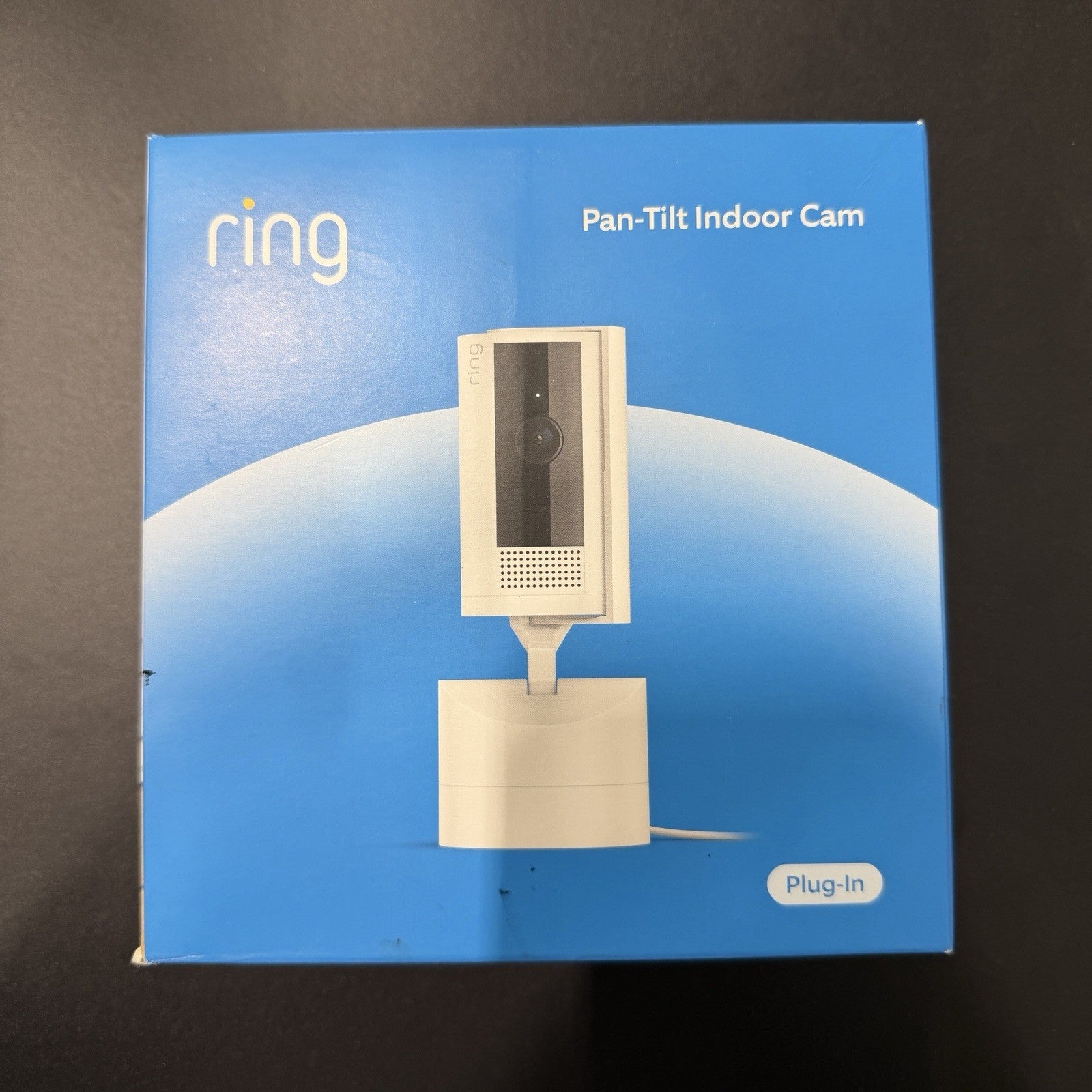 Ring Pan-Tilt Indoor Cam (Newest Model) 1080P, Wifi 360° Pan,Two-Way Talk, White
