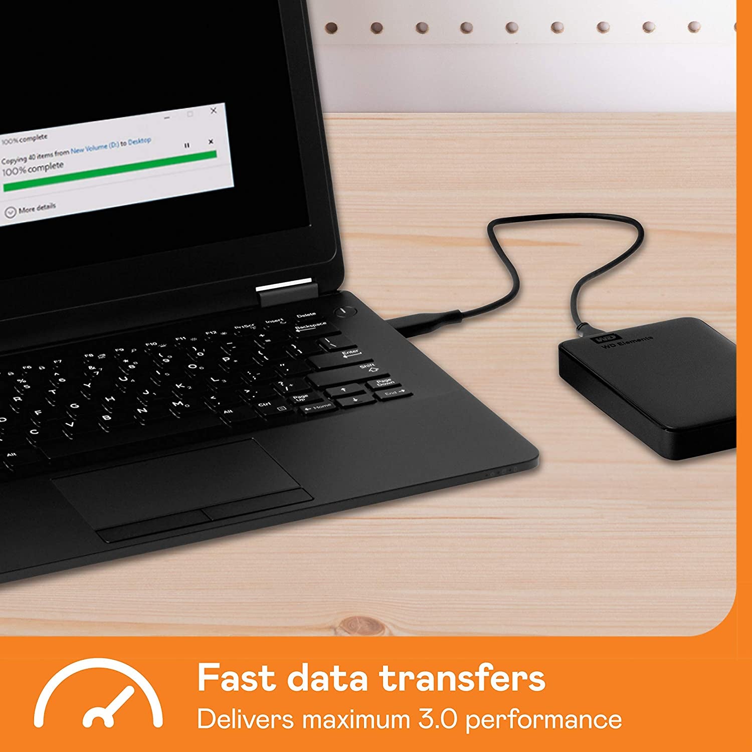 WD Portable External Hard Drive for Secure Data Storage