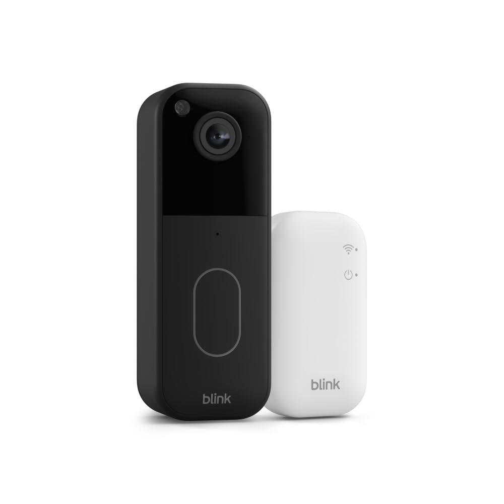 Blink Video Doorbell (Newest Model) – Head-To-Toe HD View - Sync Module Core Included 