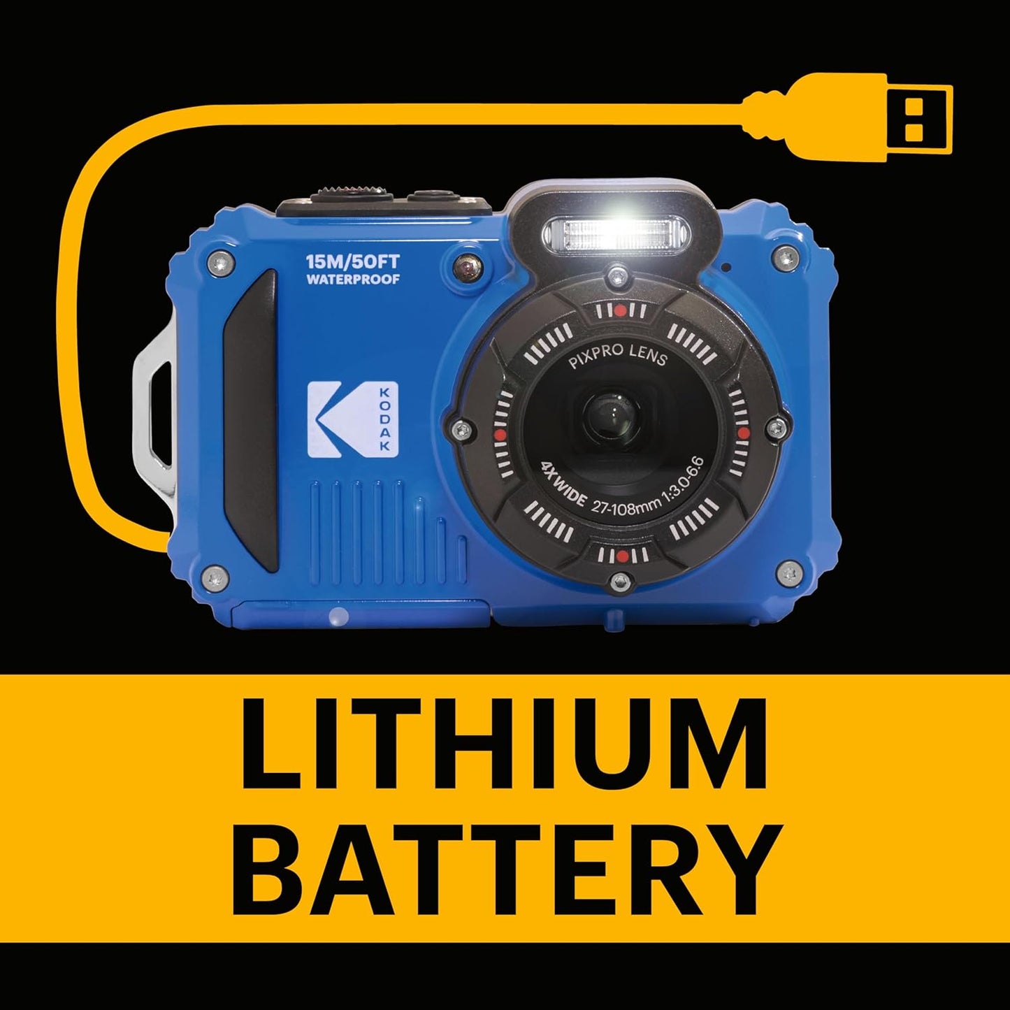 KODAK PIXPRO WPZ2 16MP Rugged Waterproof Shockproof Dustproof Digital Camera