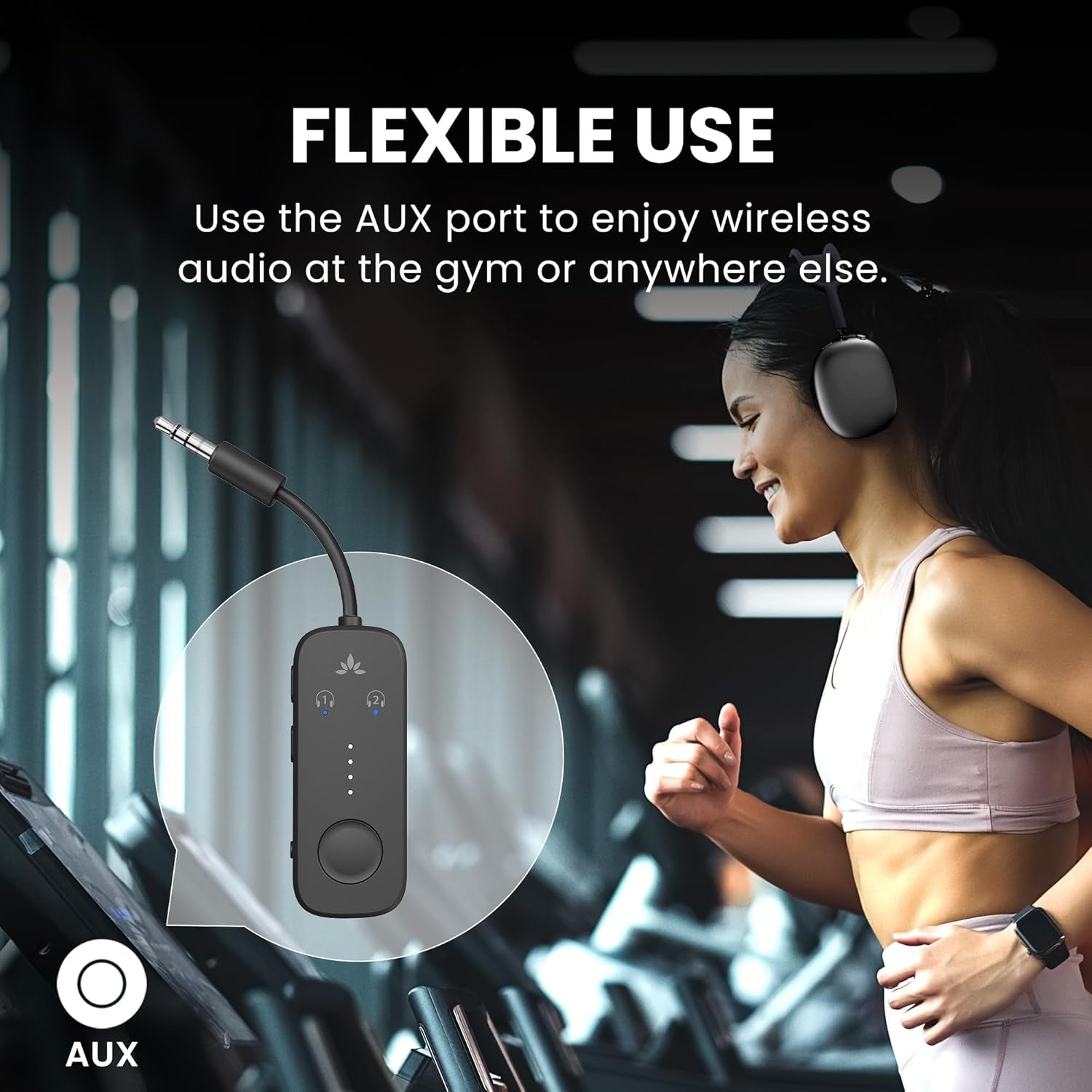 Avantree Relay Premium Airplane Bluetooth Adapter Transmitter