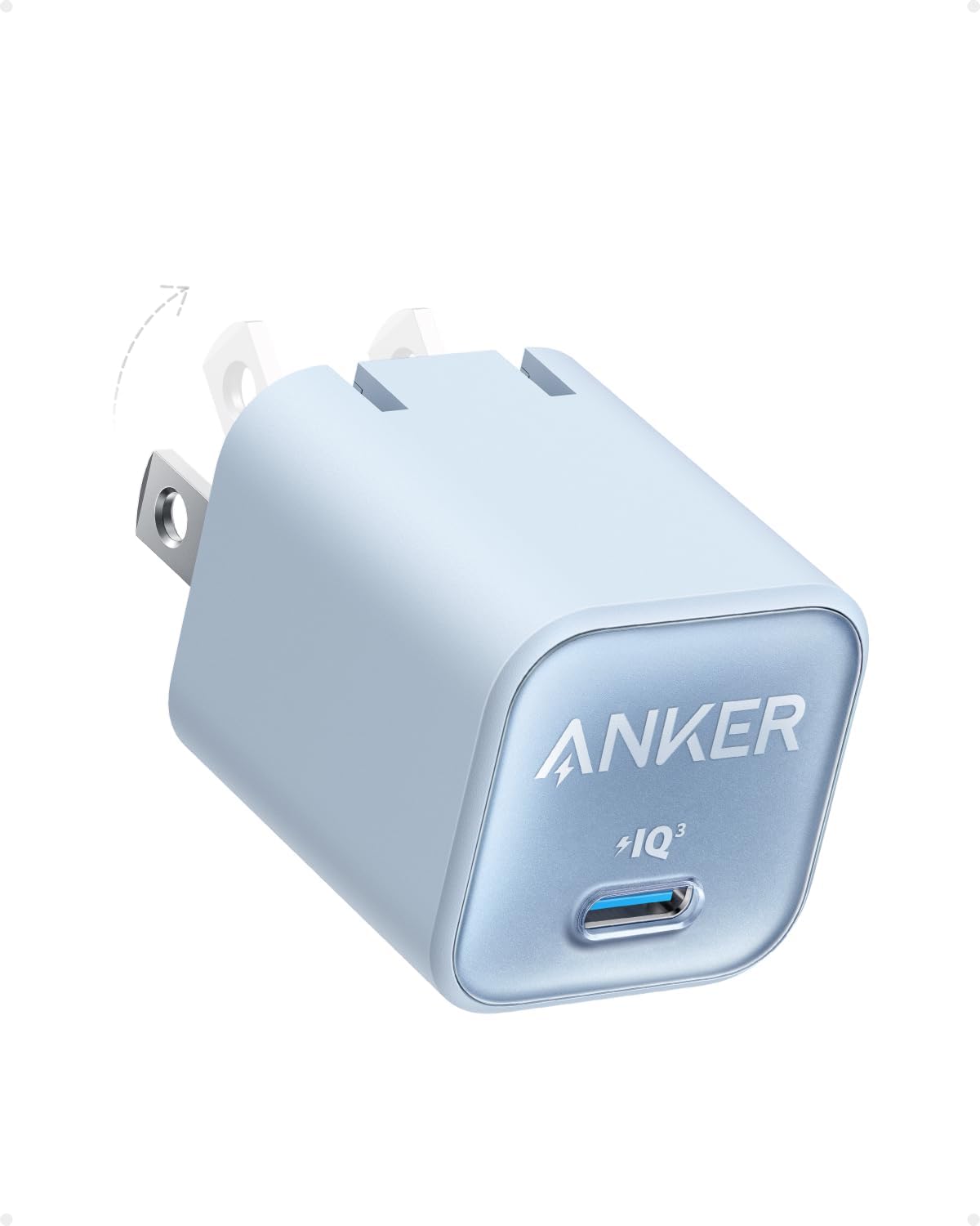 Anker Nano Phone Charger Fast Compact USB-C Wall Charger