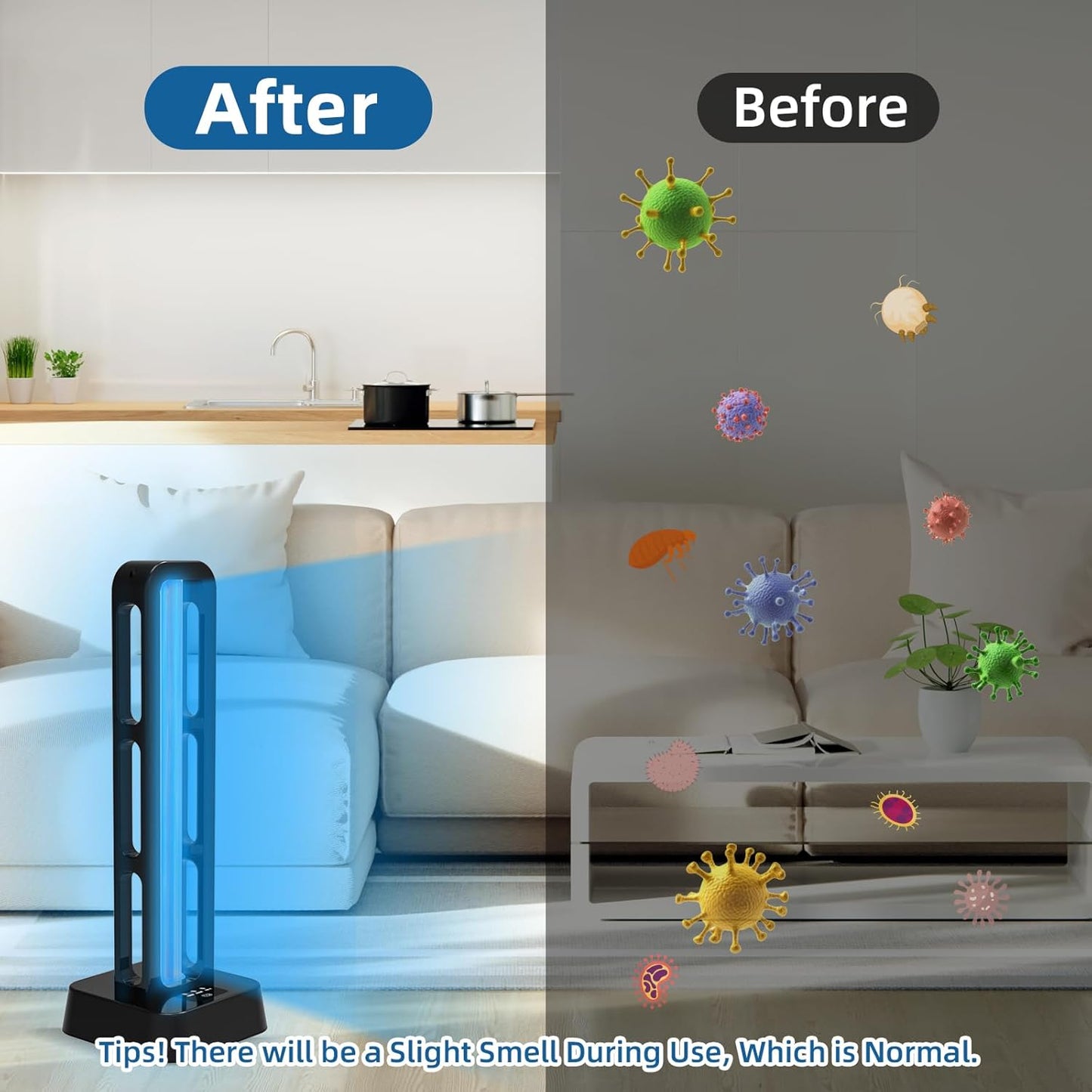 UV Light Sanitizer – Zyntieu Portable Germ Cleaner