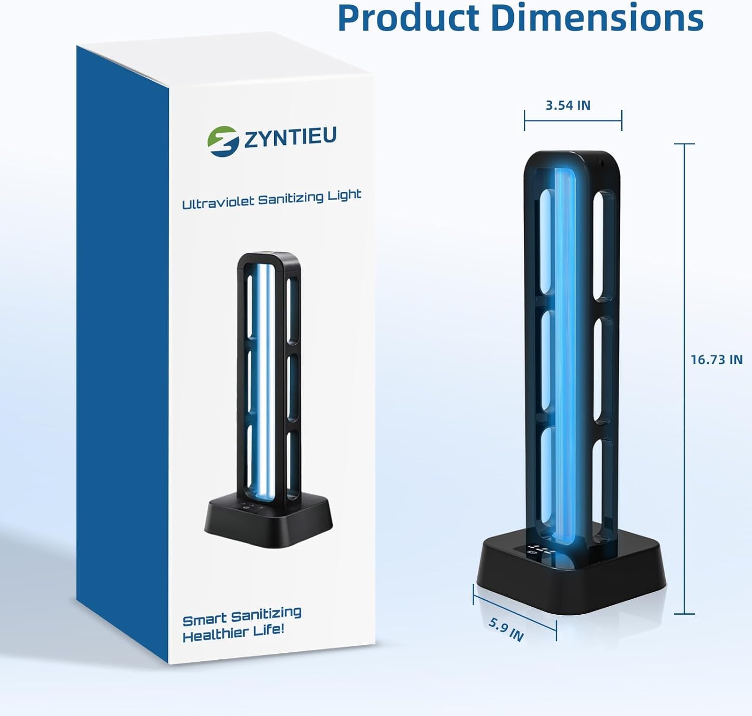 UV Light Sanitizer – Zyntieu Portable Germ Cleaner