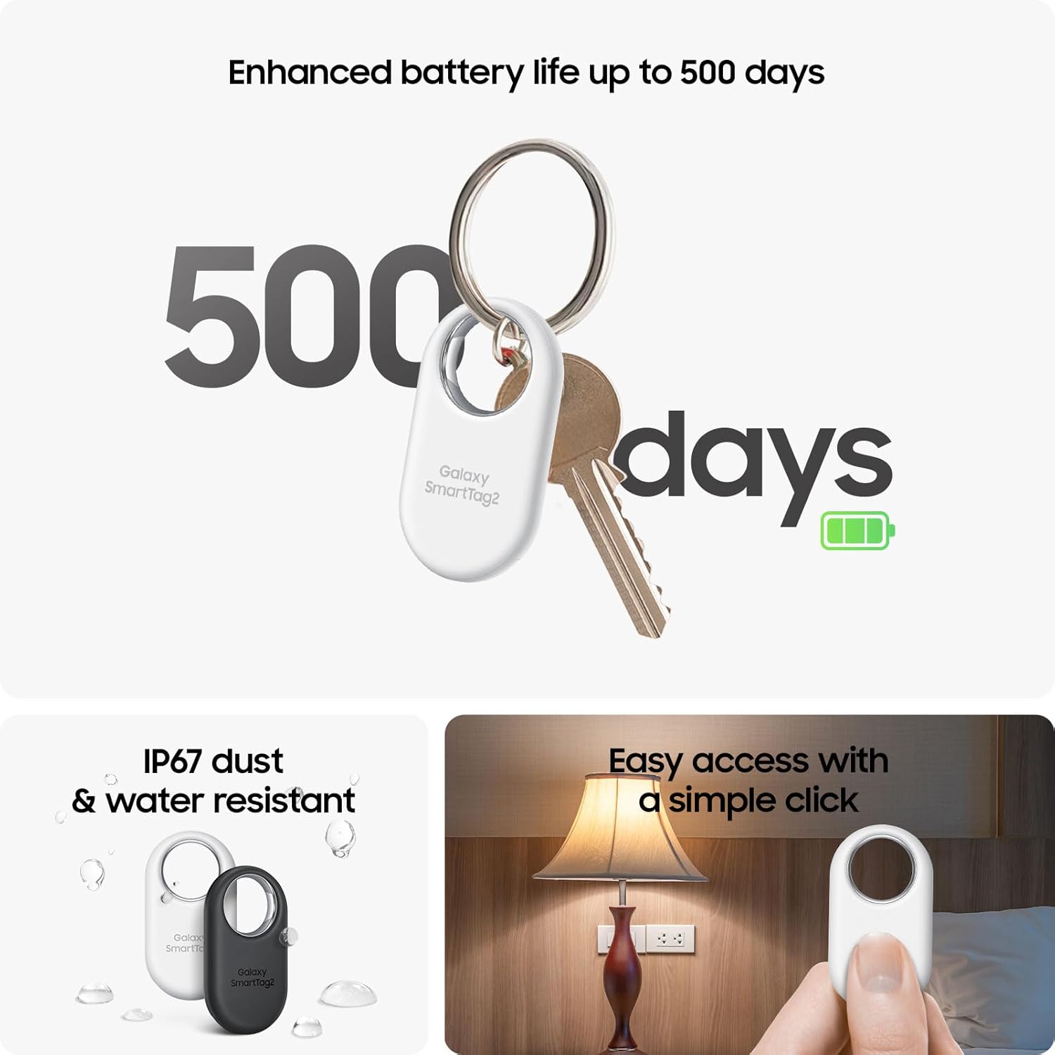 Samsung Galaxy SmartTag2 GPS Tracker – Bluetooth Finder