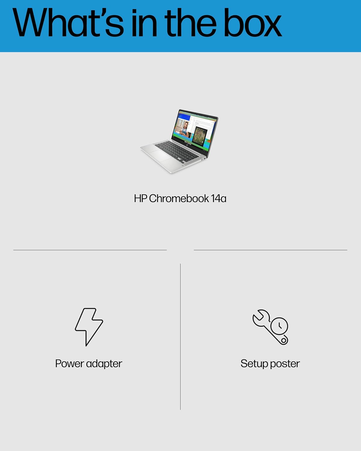 HP Chromebook 14 Laptop Intel Celeron N4120 Lightweight PC