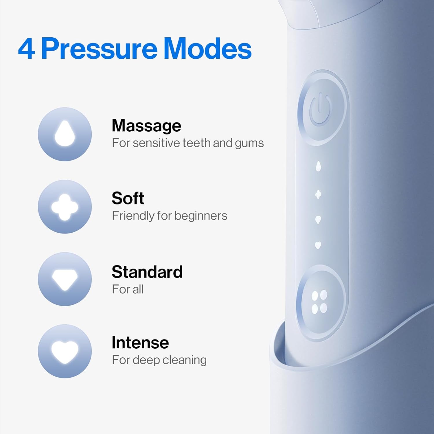 Usmile C10 Portable Water Flosser - Travel-Friendly - Dentist-Recommended for Braces, Implants & Sensitive Gums