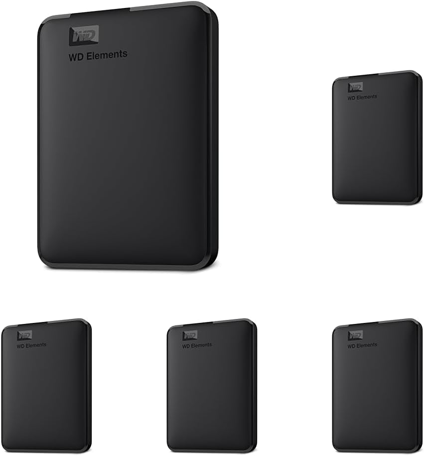 WD Portable External Hard Drive for Secure Data Storage
