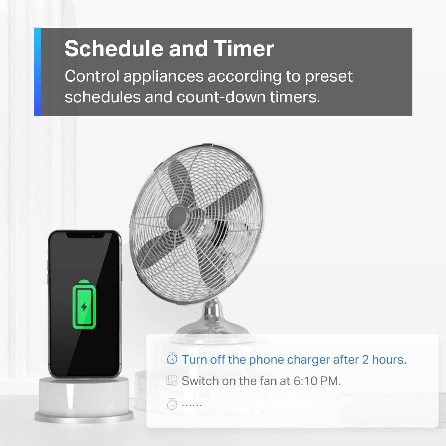 Tapo Mini Smart Plug with App & Voice Control