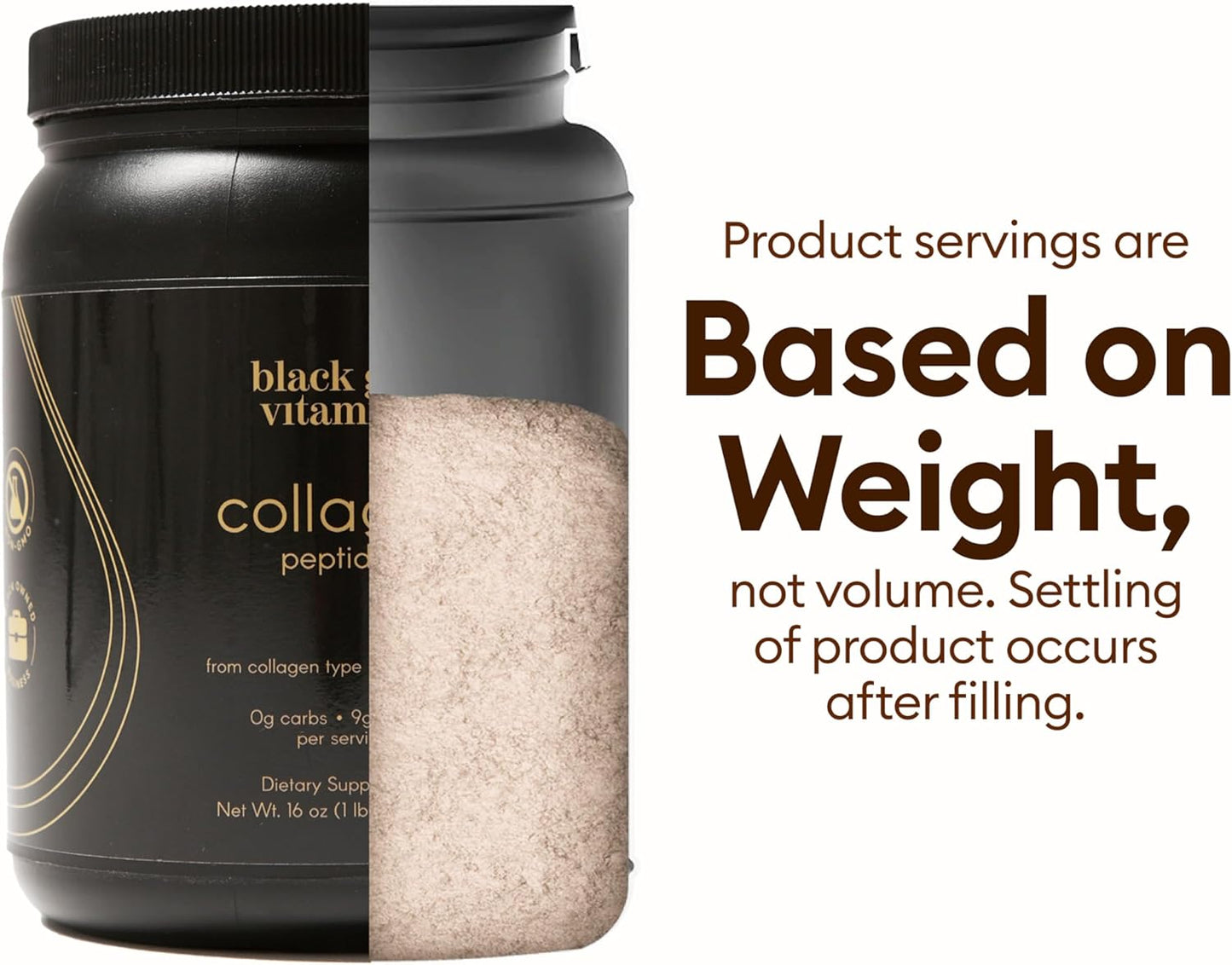 Black Girl Vitamins | Collagen Peptides Powder - Supports Healthy Skin, Hair & Nails - Dairy-Free - Gluten-Free Collagen for Women & Men 