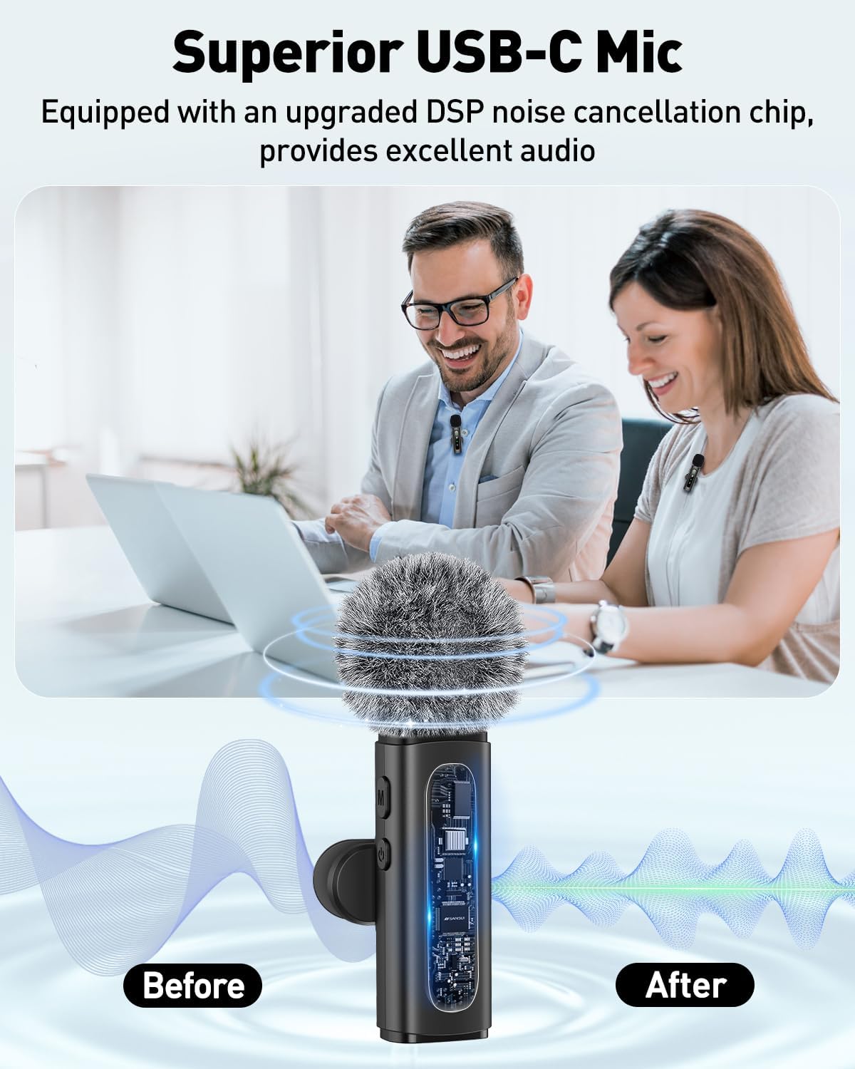 GoorDik Lavalier Mini Microphone for Content Creators