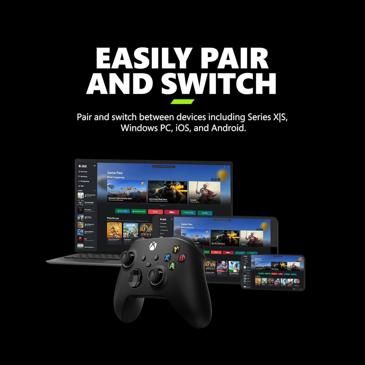 Xbox Wireless Gaming Controller – Precision & Comfort
