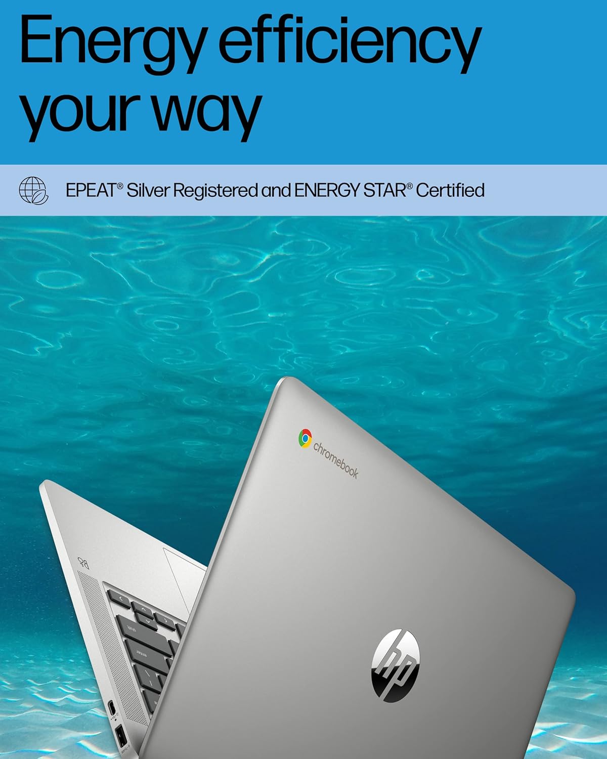 HP Chromebook 14 Laptop Intel Celeron N4120 Lightweight PC