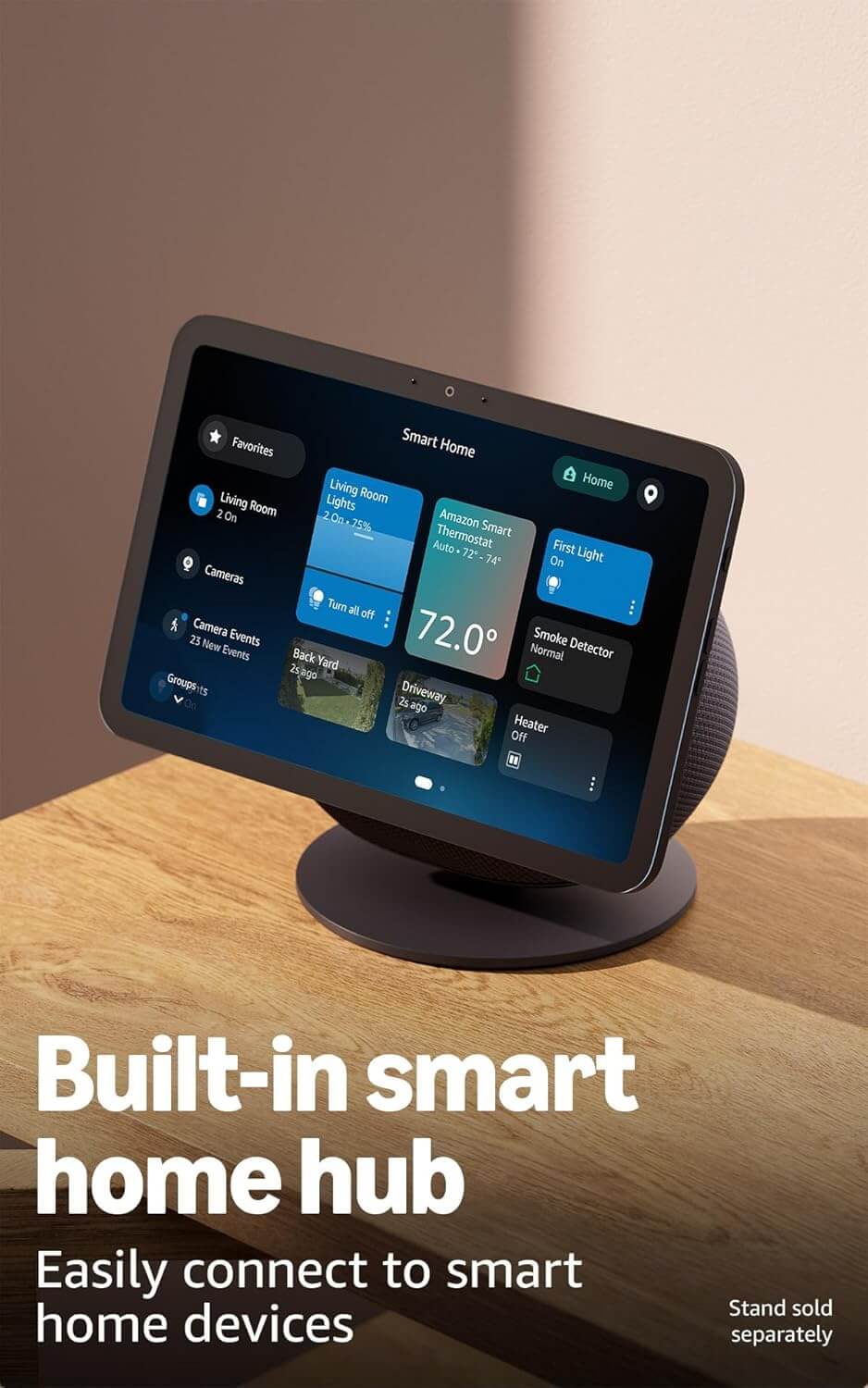 Echo Show 8 Smart Display with Alexa HD Touchscreen