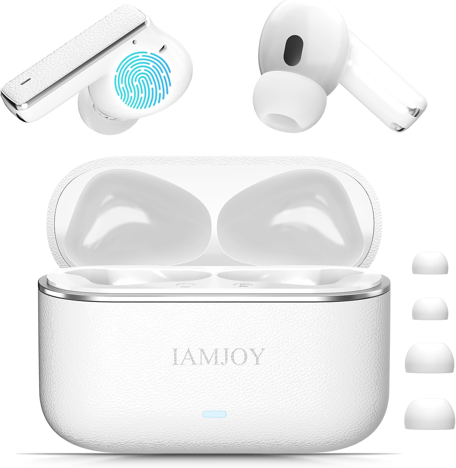 IAMJOY Language Translation Earbuds - 163 Language & Accents - Hybrid Dual Noise Cancelling Earbuds for Travel & Business 