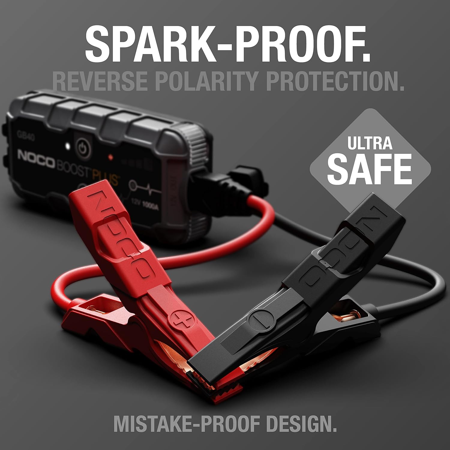 NOCO Boost Plus GB40: 1000A UltraSafe Portable Lithium Jump Starter