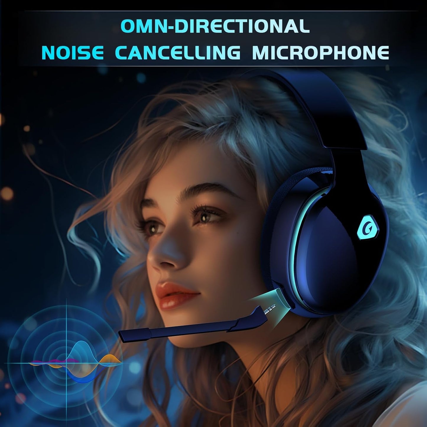 GTheos Captain 300 Wireless Gaming Headphones