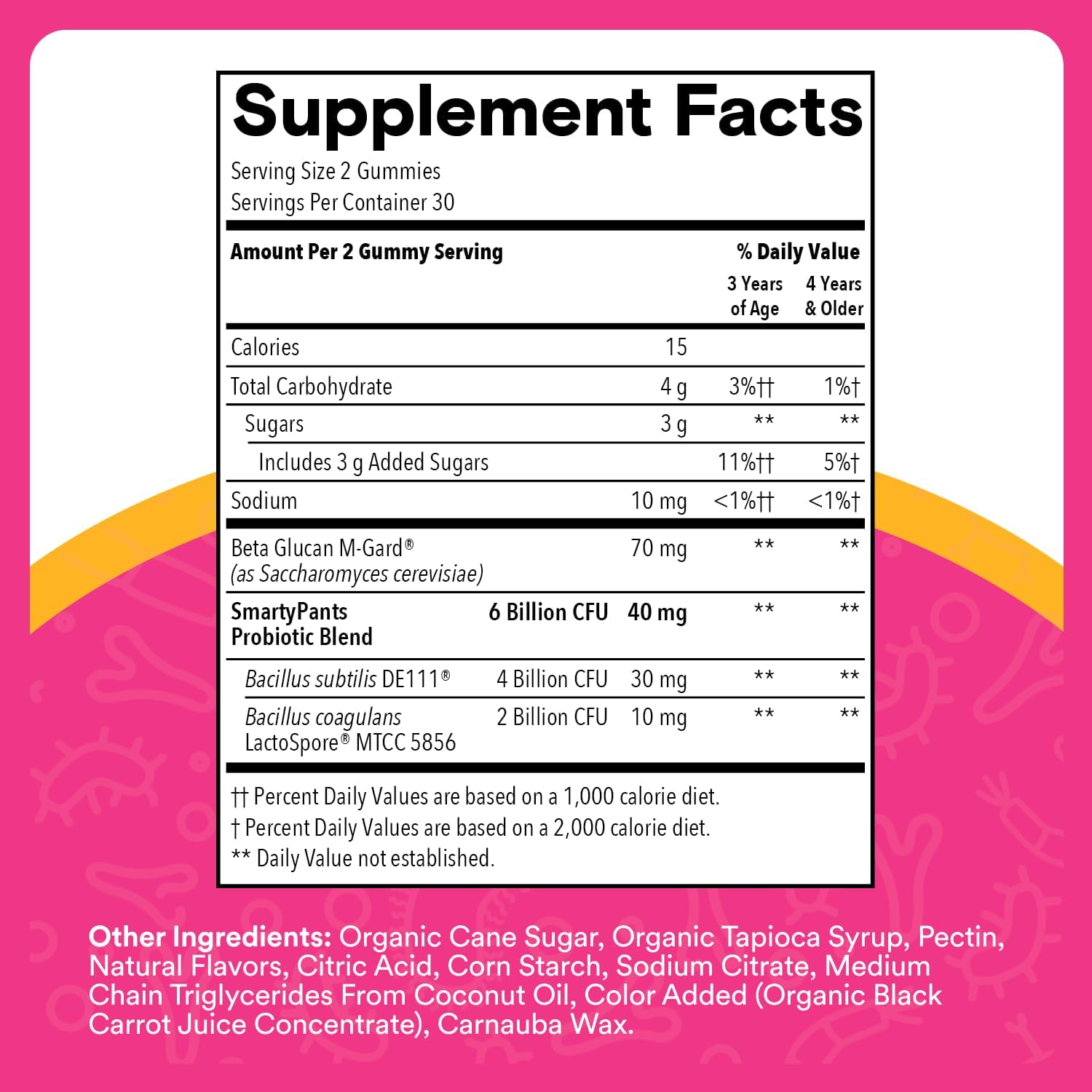 Smarty Pants Kids Probiotic & Prebiotic Gummies for Digestive Health - Clinically Studied Prebiotic for Immune Support - Ages 3+