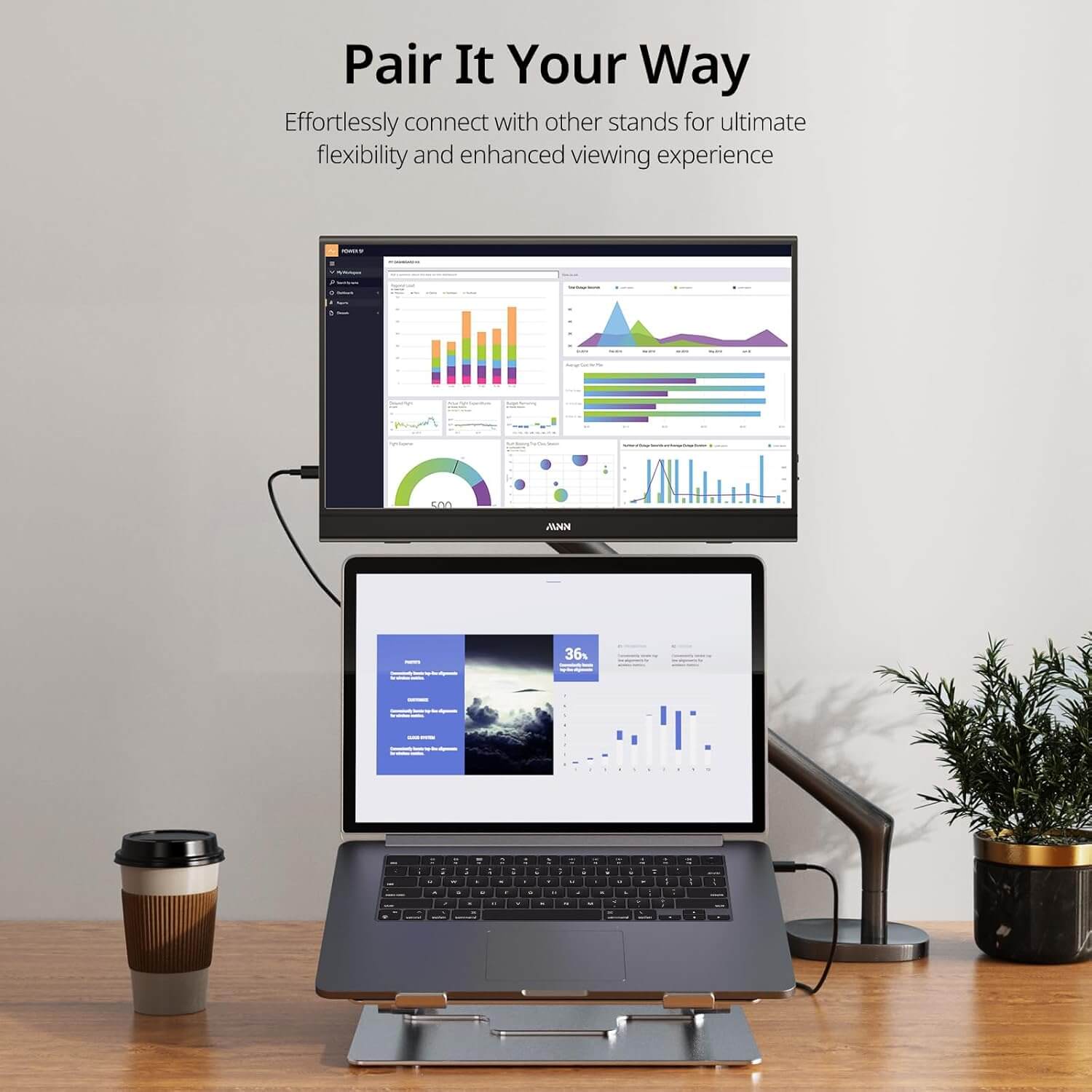 MNN 15.6 Portable Monitor – Ultra Slim FHD Display