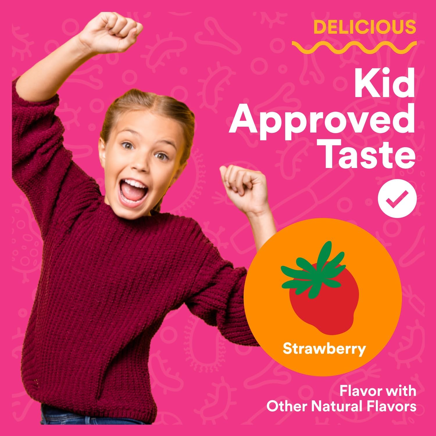 Smarty Pants Kids Probiotic & Prebiotic Gummies for Digestive Health - Clinically Studied Prebiotic for Immune Support - Ages 3+