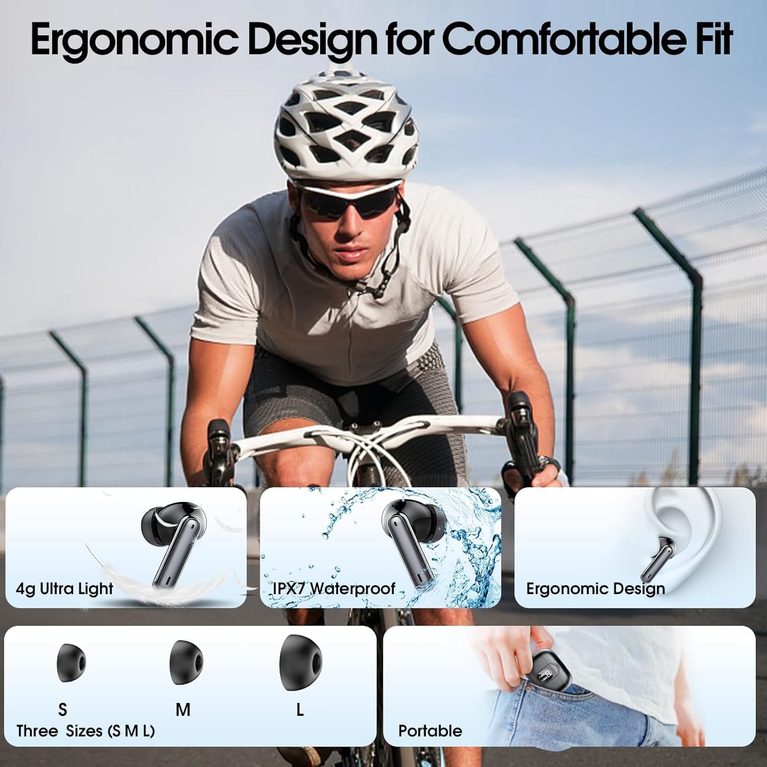 AI Language Translation Earbuds with Real-Time Voice Translator
