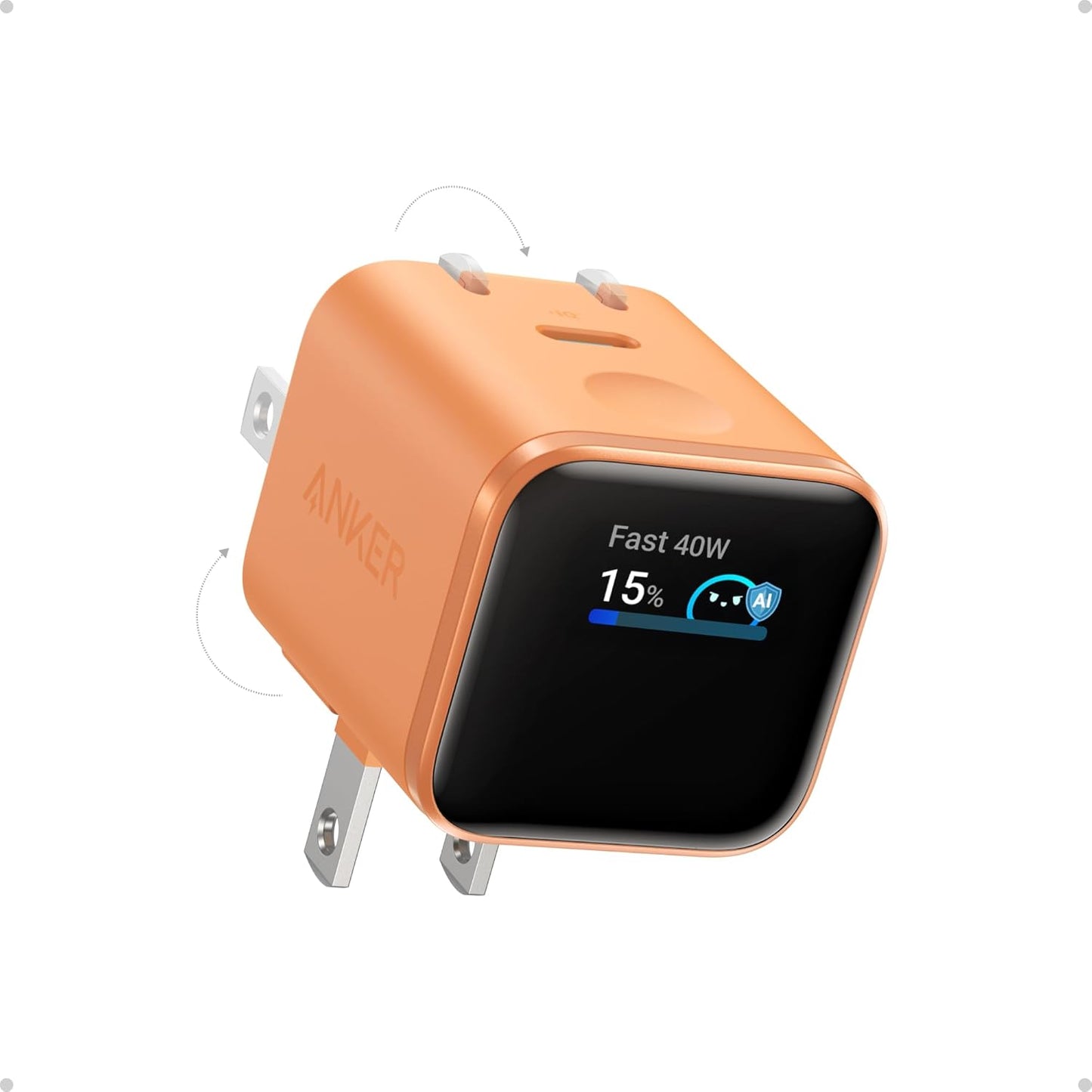 Anker Smart Display Charger Block Fast Charging USB-C Power Adapter