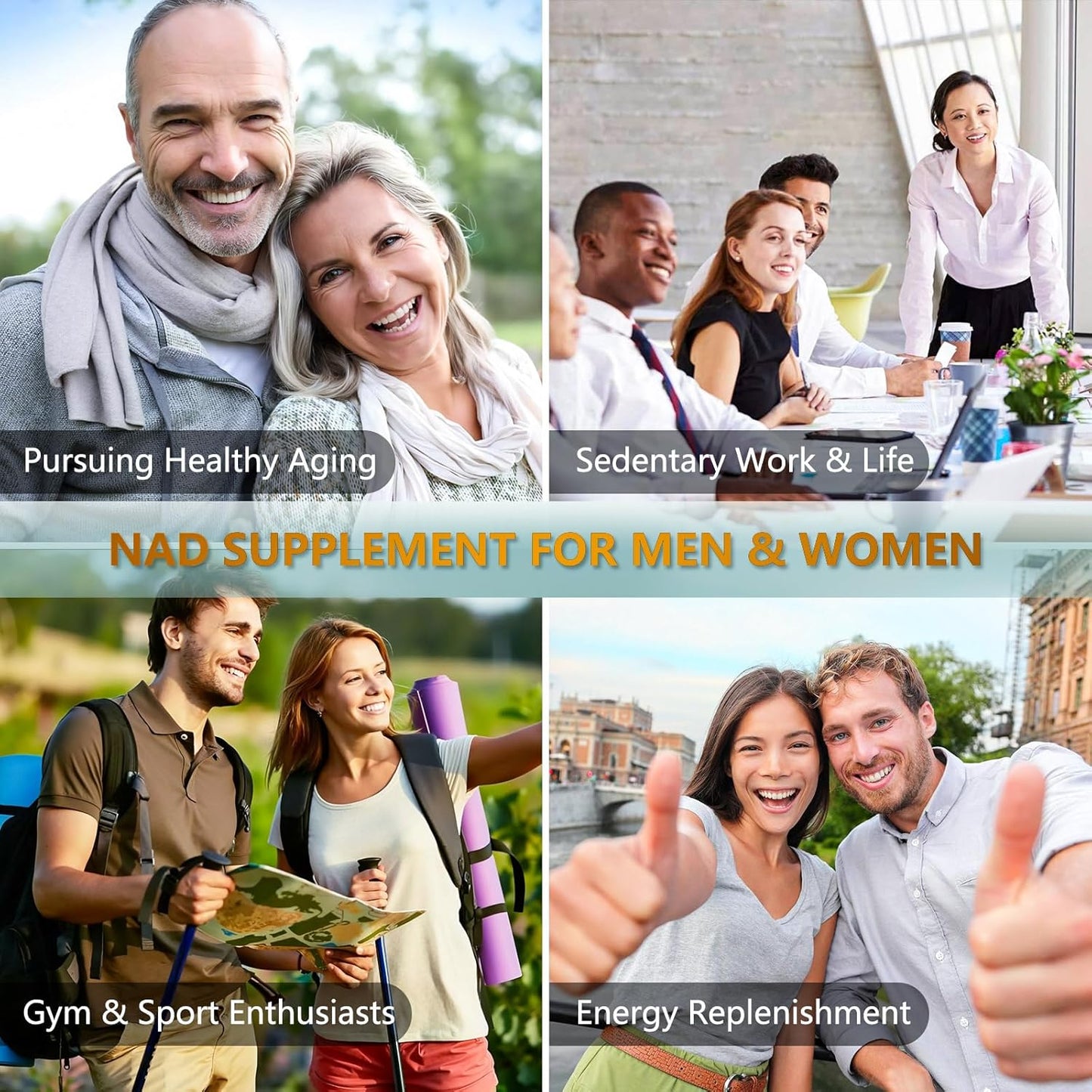 UNcena NAD+ Nicotinamide Riboside with Resveratrol - Liposomal NAD Supplement 1500Mg - Support Cellular Health, Stamina & Healthy Aging for Women & Men