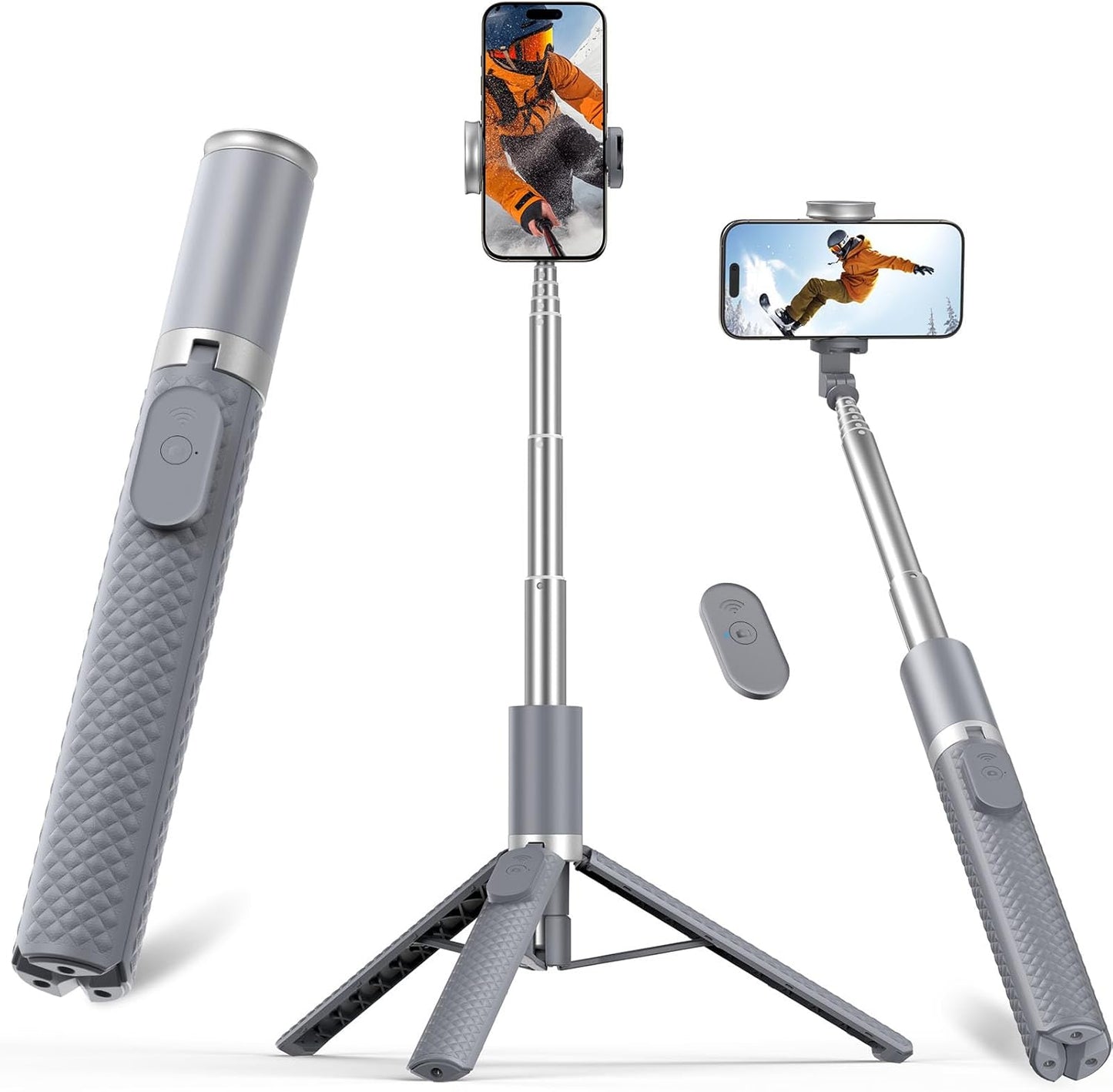 Vimose Phone Tripod & Selfie Stick with Remote for Video Recording Vlog - Extendable Tripod Stand 