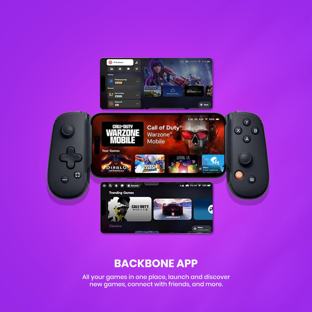 Backbone One Gaming Controller for iPhone Gaming (Lightning Port)