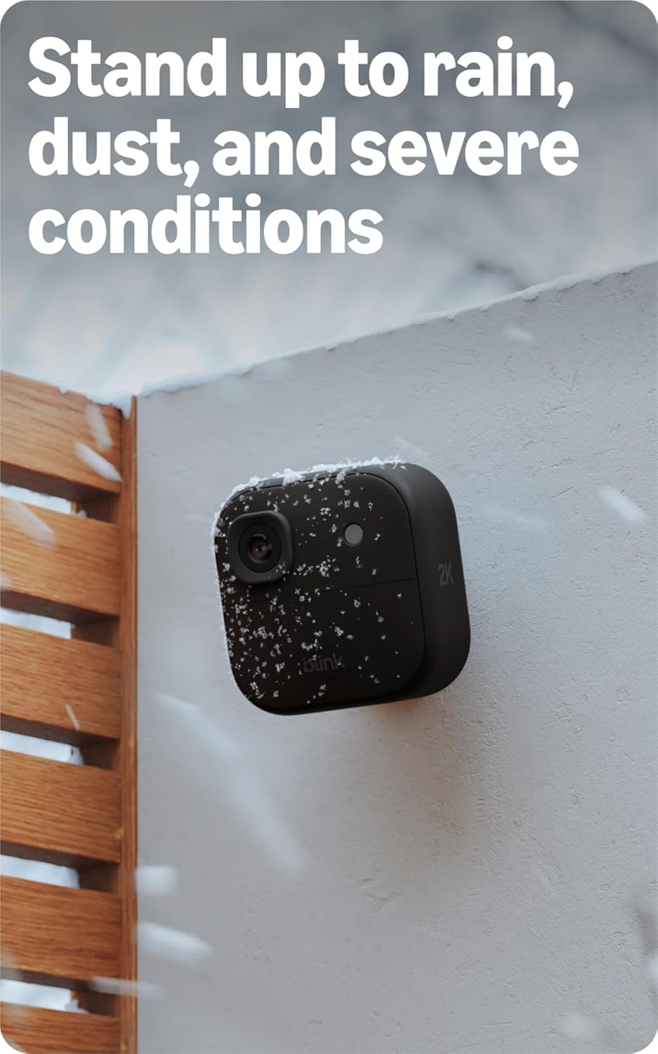 Blink Mini Outdoor 2K Security Camera for Smart Home Protection