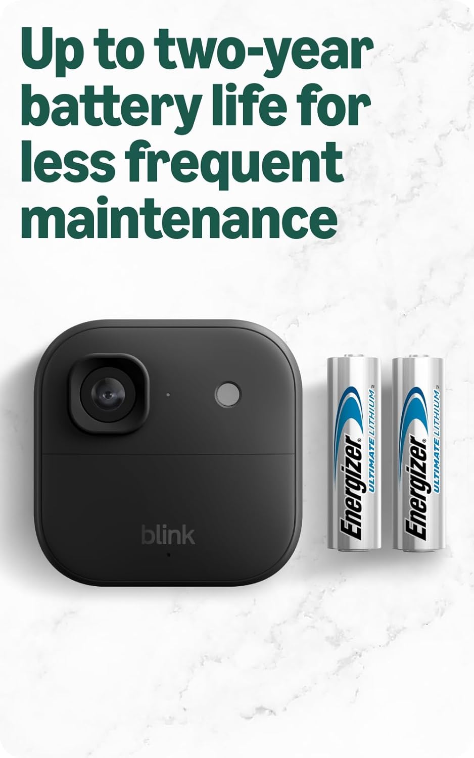 Blink Mini Outdoor 2K Security Camera for Smart Home Protection