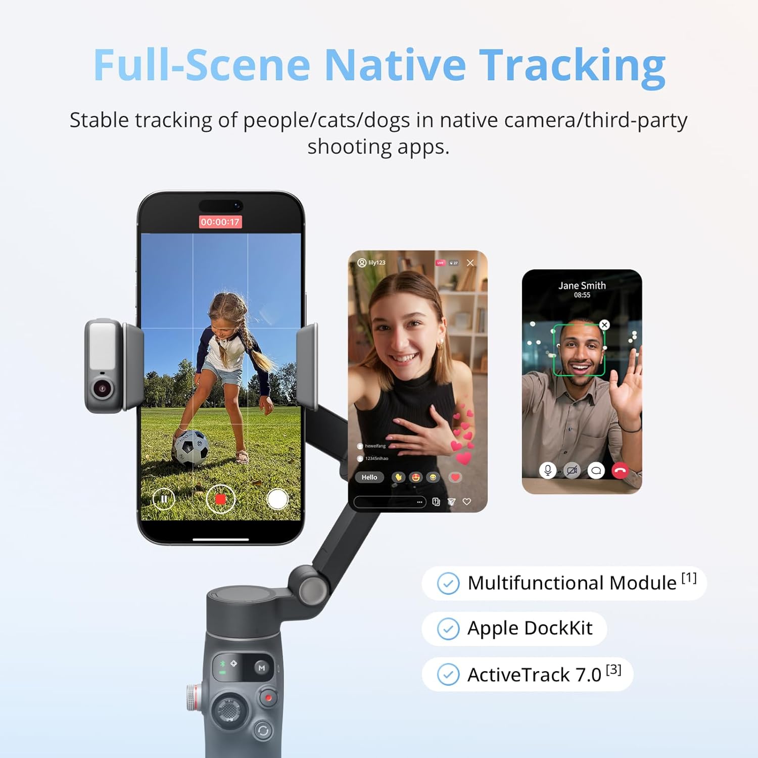 DJI Osmo Mobile 8 Advanced Tracking Gimbal Stabilizer