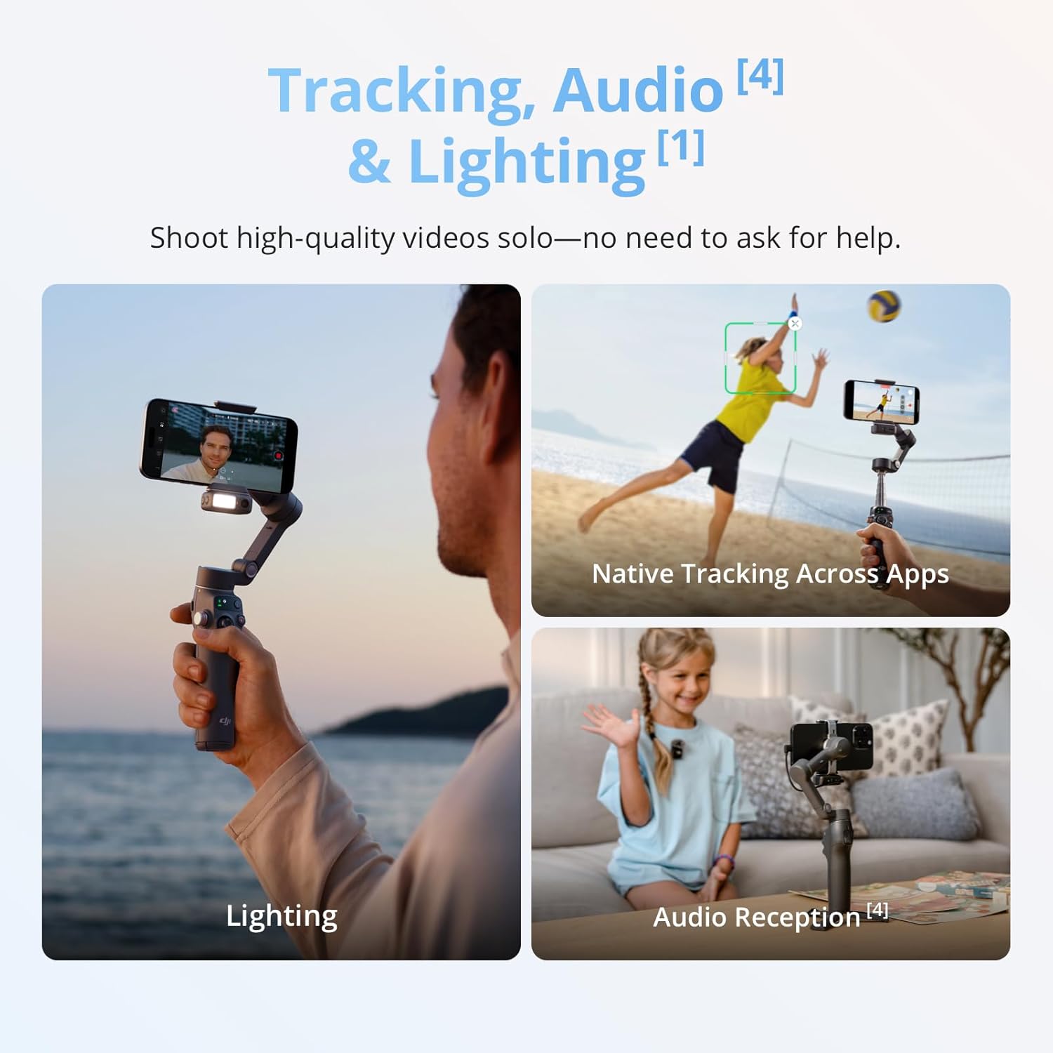 DJI Osmo Mobile 8 Advanced Tracking Gimbal Stabilizer