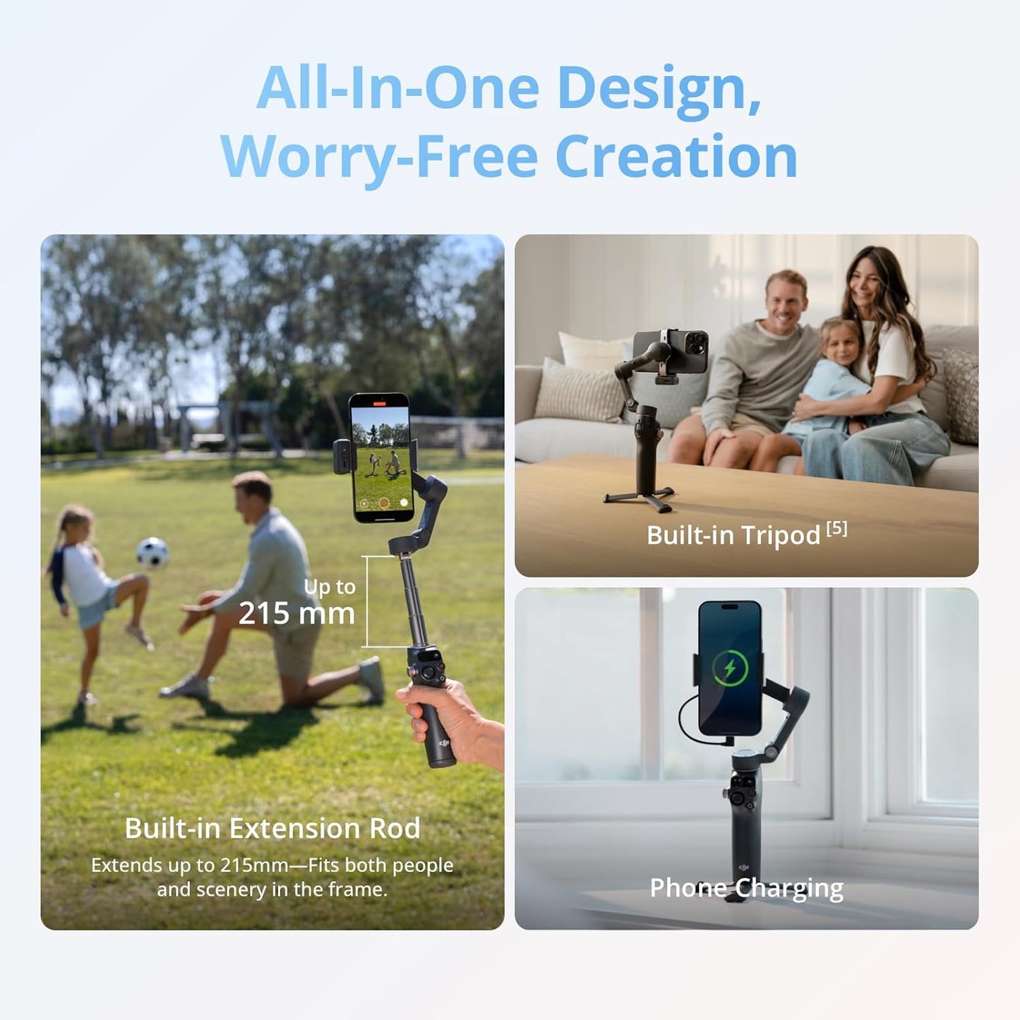 DJI Osmo Mobile 8 Advanced Tracking Gimbal Stabilizer