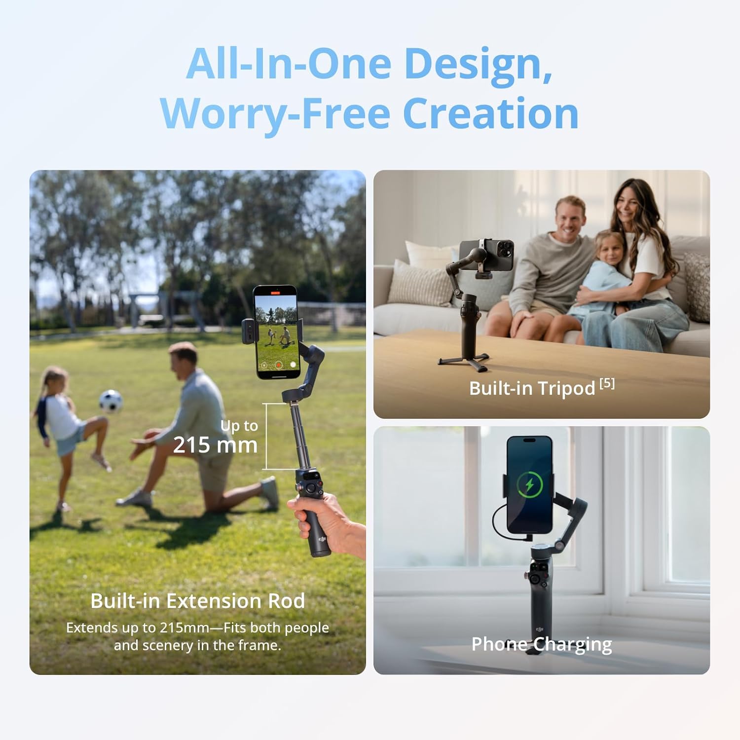 DJI Osmo Mobile 8 Advanced Tracking Gimbal Stabilizer